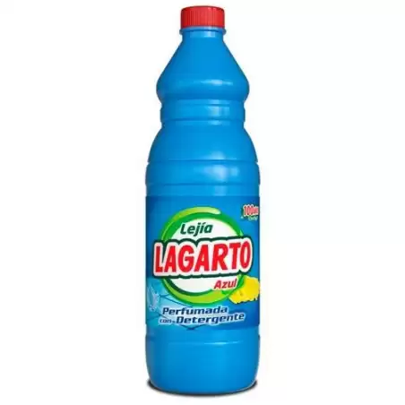 (000409) LAGARTO LEJÍA PERFUMADA AZUL CON DETERGENTE BOTELLA 1500ML