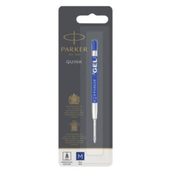 (1950346) PARKER RECAMBIO BOLIGRAFO QUINK FLOW GEL AZUL PUNTA MEDIA BLISTER