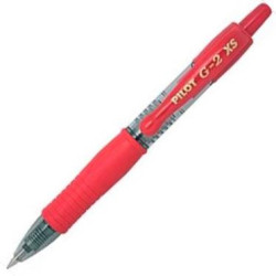 (BL-G2-XS-7-R) PILOT ROLLER TINTA DE GEL G2 XS PIXIE RETRÁCTIL 0.7 ROJO