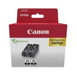 (1509B029) CANON TINTA TWIN PACK NEGRO PARA PIXMA IP 100/110 - TR 150 - PGI 35BK (PACK 2)