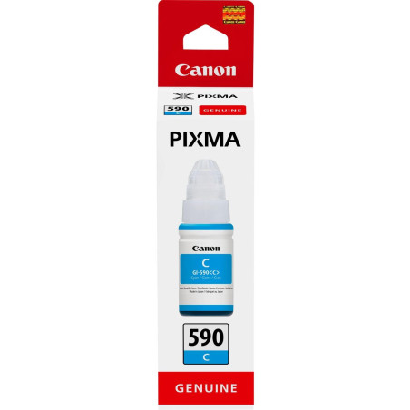 (1604C001) CANON BOTE DE TINTA CIAN PIXMA G 1500/1501/1510/2500/2501/2510/3500/3501/4410/4500/4511 - GI 590C