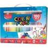 (907003) MAPED LÁPICES DE COLORES COLOR´PEPS C/SURTIDOS KIT 100 PIEZAS PARA COLOREAR ESTUCHE CON ASA