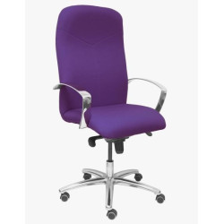 (115DBBALI760) PIQUERAS Y CRESPO SILLÓN DE DIRECCIÓN CAUDETE GIRATORIO BASCULANTE REGULABLE BRAZOS/F TEJIDO BALI MORADO