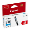 (2049C001) CANON TINTA CIAN PIXMA TS 615X/815X/915X - TR 755X/855X - CLI 581XLC