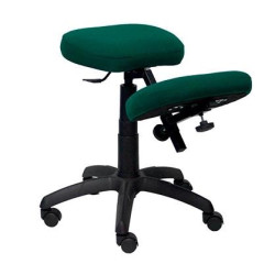 (37GBALI426) PIQUERAS Y CRESPO TABURETE LIETOR REGULABLE GIRATORIO BALI VERDE