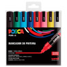 (182634679) POSCA ESTUCHE BASIC MARCADOR  PC-5M/8C SURTIDO -8U-