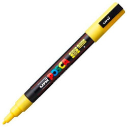 (284570000) POSCA MARCADOR  PC-3M PUNTA CÓNICA 0,9 - 1,3 MM AMARILLO