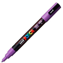 (284653000) POSCA MARCADOR  PC-3M PUNTA CÓNICA 0,9 - 1,3 MM VIOLETA