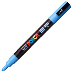 (284760000) POSCA MARCADOR  PC-3M PUNTA CÓNICA 0,9 - 1,3 MM AZUL CIELO