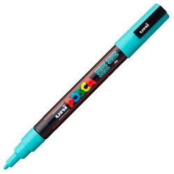 (284869000) POSCA MARCADOR  PC-3M PUNTA CÓNICA 0,9 - 1,3 MM VERDE MARINO