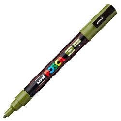 (284919000) POSCA MARCADOR  PC-3M PUNTA CÓNICA 0,9 - 1,3 MM VERDE KAKI