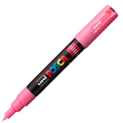 (285064000) POSCA MARCADOR  PC-1M NO PERMANENTE PUNTA FINA 0.7-1MM ROSA
