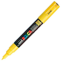 (285155000) POSCA MARCADOR  PC-1M NO PERMANENTE PUNTA FINA 0.7-1MM AMARILLO SOL
