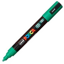 (286567000) POSCA MARCADOR  PC-5M NO PERMANENTE PUNTA FORMA DE BALA 1,8 - 2,5 MM VERDE
