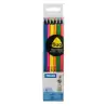 (752306) MILAN LÁPICES DE COLORES FLUO TRIANGULARES C/SURTIDOS ESTUCHE 6 UD