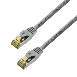 (A146-0338) AISENS CABLE DE RED LATIGUILLO RJ45 LSZH CAT.7 600MHZ S/FTP PIMF AWG26 GRIS 10M