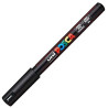 (289827000/317842000) POSCA MARCADOR  PC-1MR NO PERMANENTE PUNTA EXTRAFINA 0.7MM  NEGRO