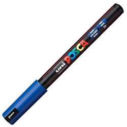 (289835000/317859000) POSCA MARCADOR  PC-1MR NO PERMANENTE PUNTA EXTRAFINA 0.7MM AZUL