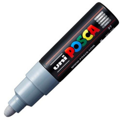 (300202000) POSCA MARCADOR  PC-7M NO PERMANENTE PUNTA FORMA DE BALA  4,5-5,5MM GRIS