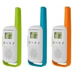 (B4P00811MDKMAW) MOTOROLA WALKIE TALKIE T42 TRIPLE PACK