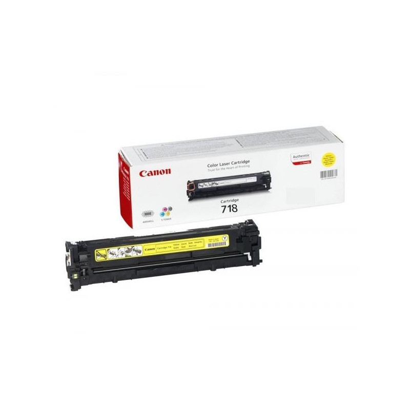 (2659B002AA) CANON TONER AMARILLO LBP 7200CDN  - SERIE MF 83XX - CRG 718Y