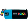 (302422024) POSCA ESTUCHE DE LONA 8,5X19,5CM NEGRO/AZUL