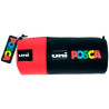 (302422025) POSCA ESTUCHE DE LONA 8,5X19,5CM NEGRO/ROJO