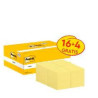 (7100172332) POST-IT BLOC NOTAS ADHESIVAS 653 100H 38X51 (NO ENCELOFANADOS) CANARY YELLOW PAQUETE 16 UD + 4 UD GRATIS