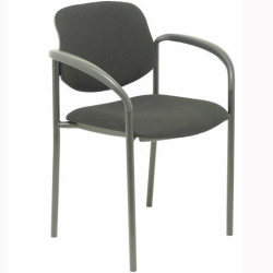 (27NBALI840CB) PIQUERAS Y CRESPO SILLA FIJA STYL B/FIJOS CHASIS NEGRO TEJIDO BALI NEGRO