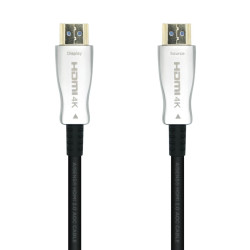 (A148-0378) AISENS CABLE HDMI V2.0 AOC (ACTIVE OPTICAL CABLE) PREMIUM ALTA VELOCIDAD HEC 4K@60HZ 18GBPS A/M - A/M NEGRO 20M