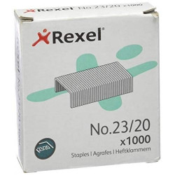 (2100926) REXEL GRAPAS 23/20 GALVANIZADAS -CAJA DE 1000-