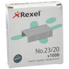 (2100926) REXEL GRAPAS 23/20 GALVANIZADAS -CAJA DE 1000-