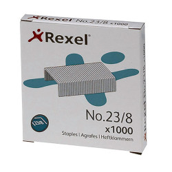 (2101054) REXEL GRAPAS 23/8 GALVANIZADAS -CAJA DE 1000-
