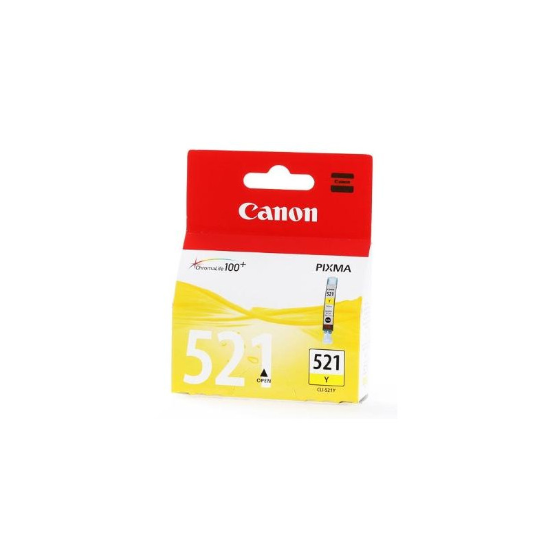 (2936B001) CANON TINTA AMARILLO PIXMA MP 620/630/980 - CLI 521Y
