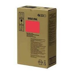 (S-8187E) RISO TINTA ROJO CARMESÍ SERIE MF/SF/ZE (PACK 2) (SUSTITYE A S6971E Y S7210E)