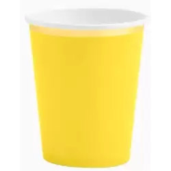 (119-1110) OH YEAH VASO AMARILLO METALIZADO 9OZ (270CC) PACK 6U