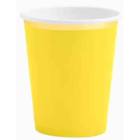 (119-1110) OH YEAH VASO AMARILLO METALIZADO 9OZ (270CC) PACK 6U