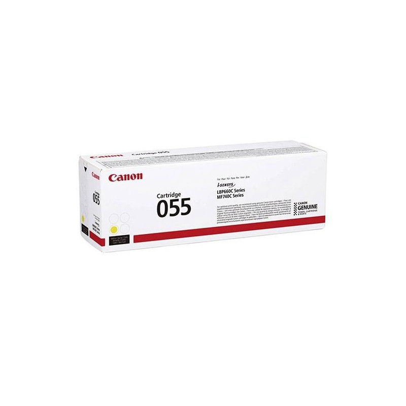 (3013C002) CANON TONER AMARILLO I-SENSYS LBP 664CX/663CDW - MF 744CDW/742CDW/746CX - 055Y