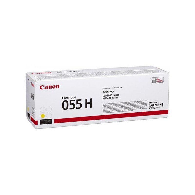 (3017C002) CANON TONER AMARILLO LBP 663/664 - MF 742/744/745/746 - 055HY