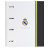 (512554666) SAFTA CARPETA ANILLAS 4X35MM C/RECAMBIO A4 100H 80GR TAPA DURA REAL MADRID EQUIP. 25/26