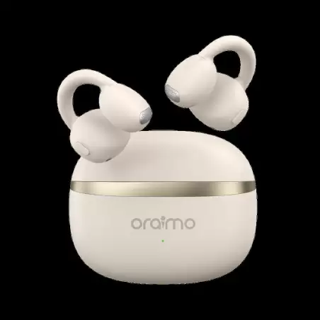 (OPN-373LG) ORAIMO AURICULARES INALÁMBRICOS OPENSNAP BLUETOOTH CON MICROFONO Y BASE CARGA  LIGHT GOLD