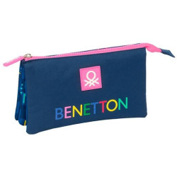 (812550744) SAFTA PORTATODO TRIPLE 0,6L BENETTON "DAMERO"