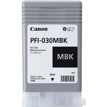 (3488C001) CANON TINTA NEGRO MATE IMAGEPROGRAF TA 20/30 - TM 240/340 - PFI 030MBK