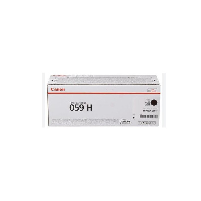 (3627C001) CANON TONER NEGRO I-SENSYS LBP 852CX - SATERA LBP 851C/852CI - 059HBK