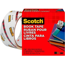 (7010408190) SCOTCH CINTA ADHESIVA TRANSPARENTE PARA REPARACIÓN DE LIBROS PP ROLLO 38,1MM X 13,7M