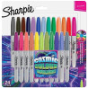 (2033672) SHARPIE MARCADOR PERMANENTE COSMIC FINE PUNTA REDONDA 0.9MM C/SURTIDOS BLÍSTER 24 UD
