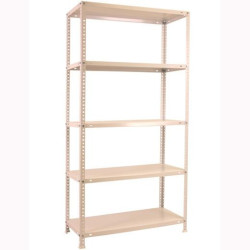 (202100015188045) SIMONRACK KIT ADVANTAGE MINI 5/400 ESTANTERÍA METÁLICA TORNILLOS 5 BALDAS/75KG 180X80X40CM BLANCO