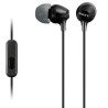 (MDREX15APB.CE7) SONY AURICULARES EX-15AP INTERNOS LIGEROS C/MICRÓFONO CONECTOR JACK 3.5 NEGRO