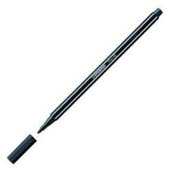 (68/46) STABILO ROTULADOR PEN 68 NEGRO CAJA 10 UD