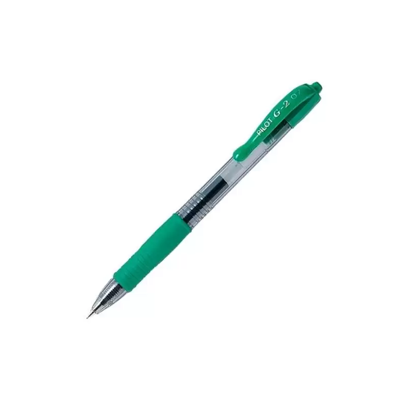 (BL-G2-7-G) PILOT BOLÍGRAFO TINTA DE GEL G-2 0.7 RETRÁCTIL VERDE